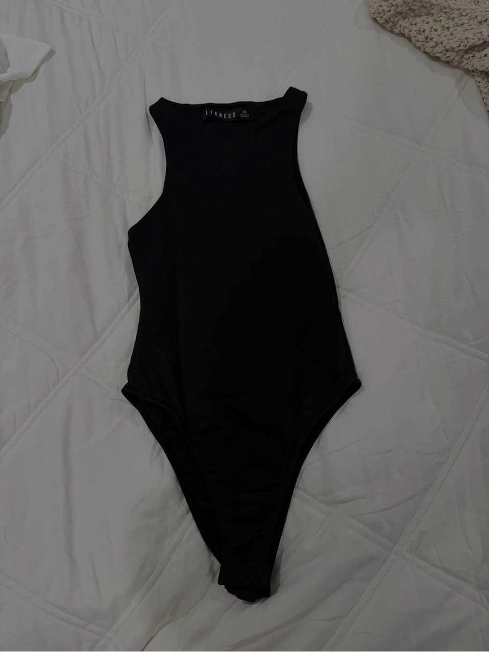 Lioness Black Bodysuit